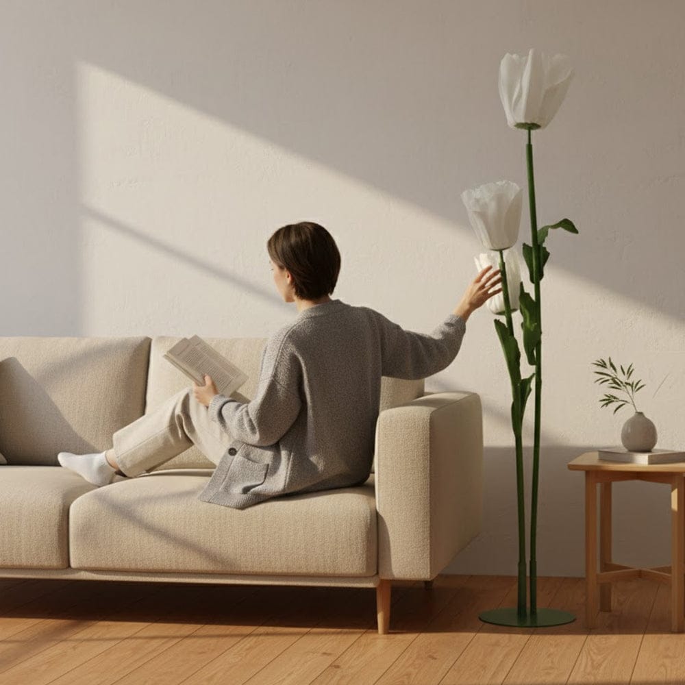Alpha 55 Bouquet de 3 marguerites géantes sur pied