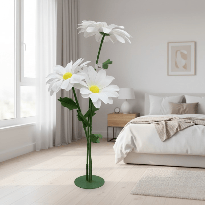 Alpha 55 Bouquet de 3 marguerites géantes sur pied