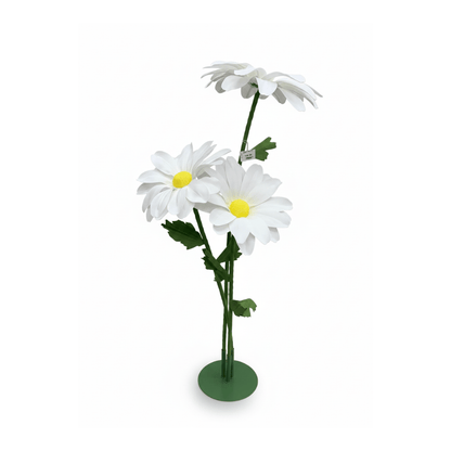 Alpha 55 Bouquet de 3 marguerites géantes sur pied