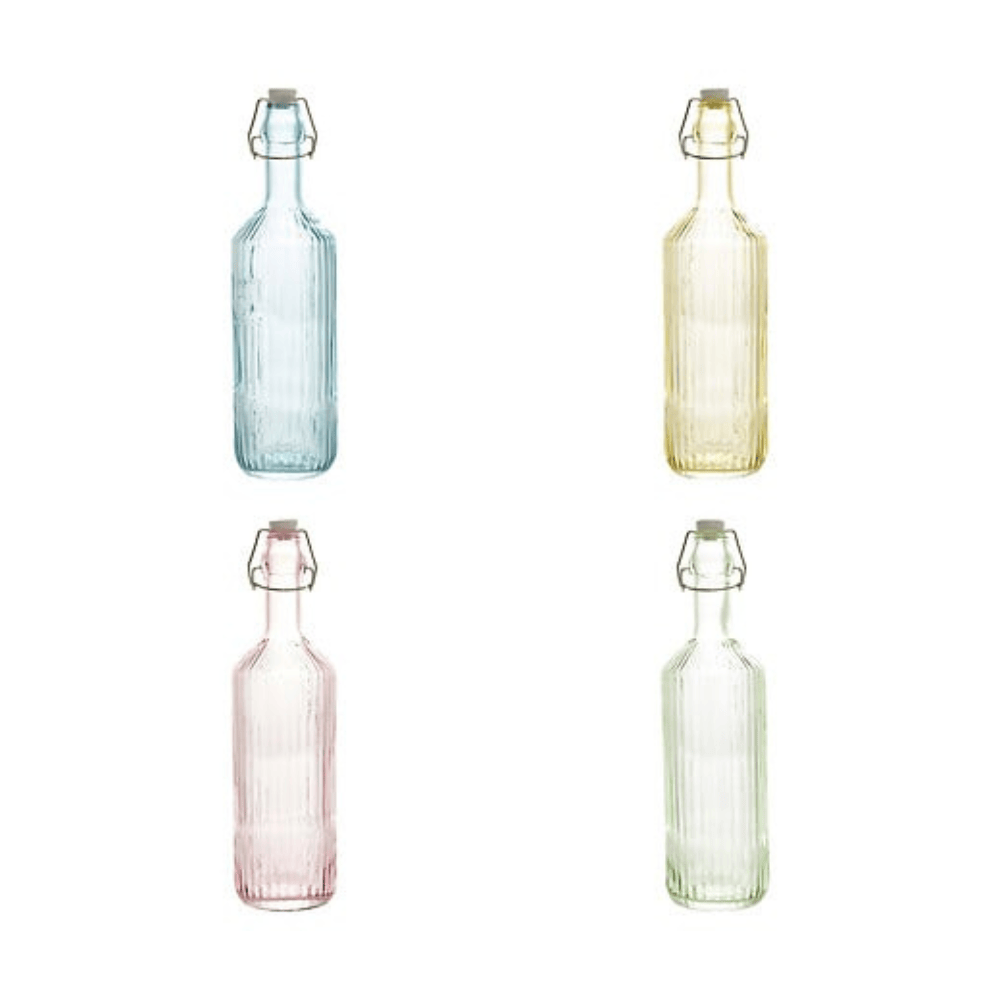 Alpha 55 Bouteille limonade Line 1L en verre coloré
