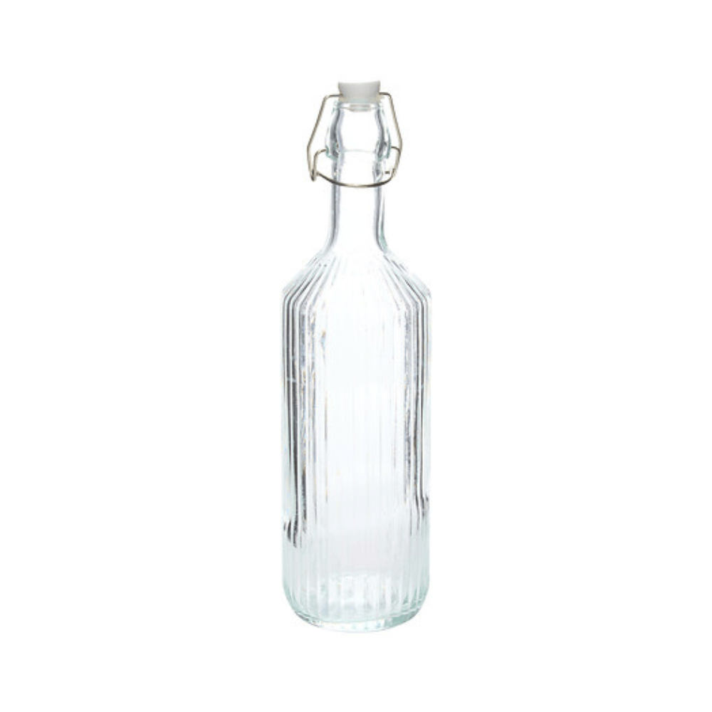 Alpha 55 Bouteille limonade Line 1L en verre transparent