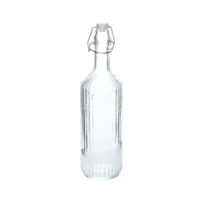 Alpha 55 Bouteille limonade Line 1L en verre transparent