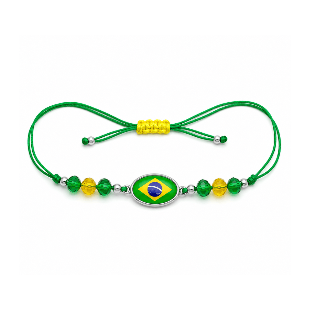 Bracelet Perles Brésil Esprit Supporter — Alpha 55 Maroc
