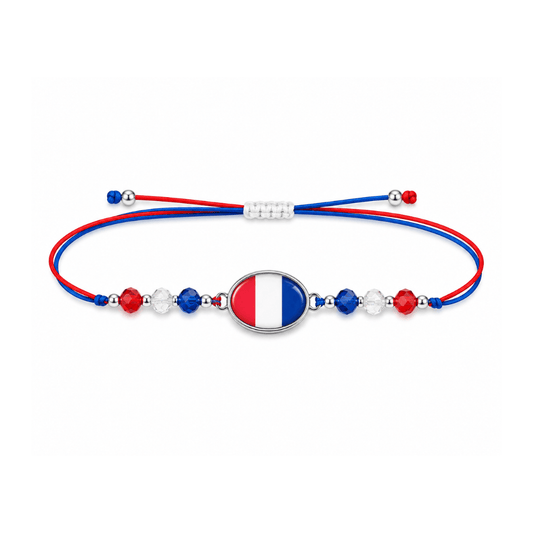 Alpha 55 Bracelet Perles France Style Supporter