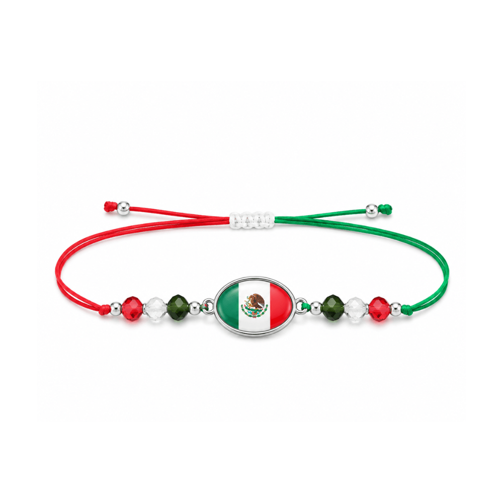 Alpha 55 Bracelet Perles Mexique Style Supporter Foot