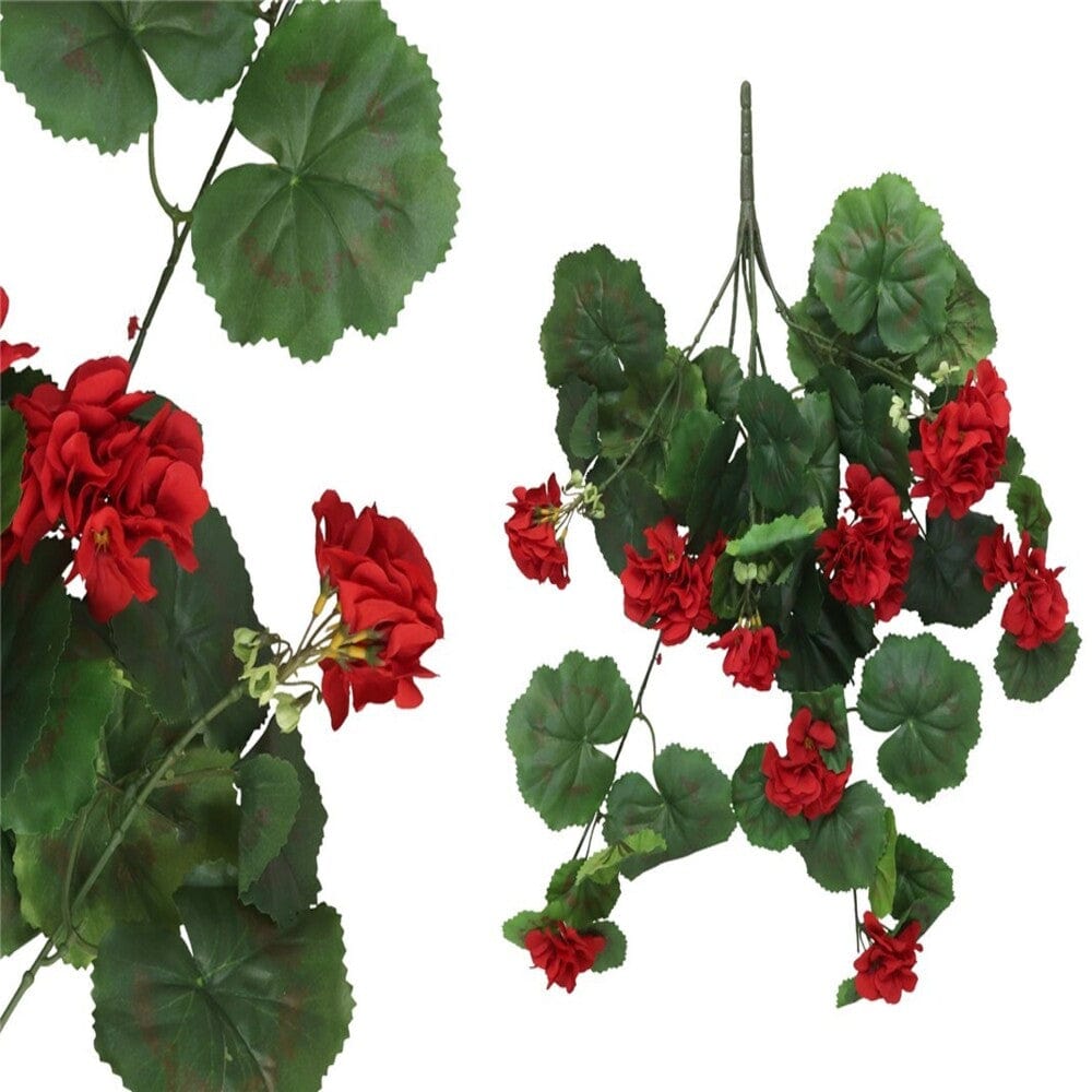 Alpha 55 Branche de géranium artificielle