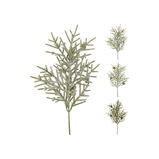 Alpha 55 Branche de pin de Noël avec pommes de pin – Naturel