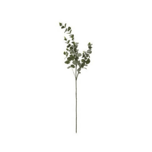 Alpha 55 Branche eucalyptus floquée pailletée – Déco florale Noël