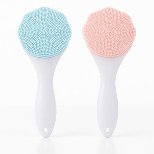 Alpha 55 Brosse Nettoyante Visage en Plastique – Soin Doux