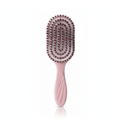 Alpha 55 Brosse ovale poils noirs démêlante