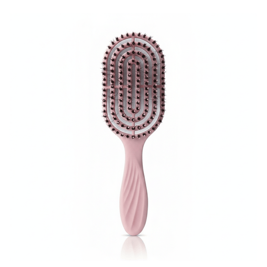Alpha 55 Brosse ovale poils noirs démêlante