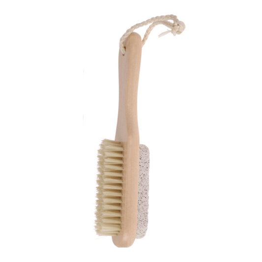 Alpha 55 Brosse pédicure en bois soin pieds naturel