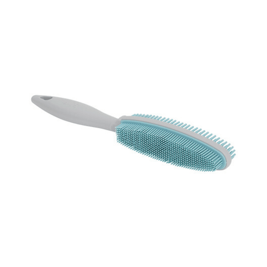 Alpha 55 Brosse vêtements double face caoutchouc gris