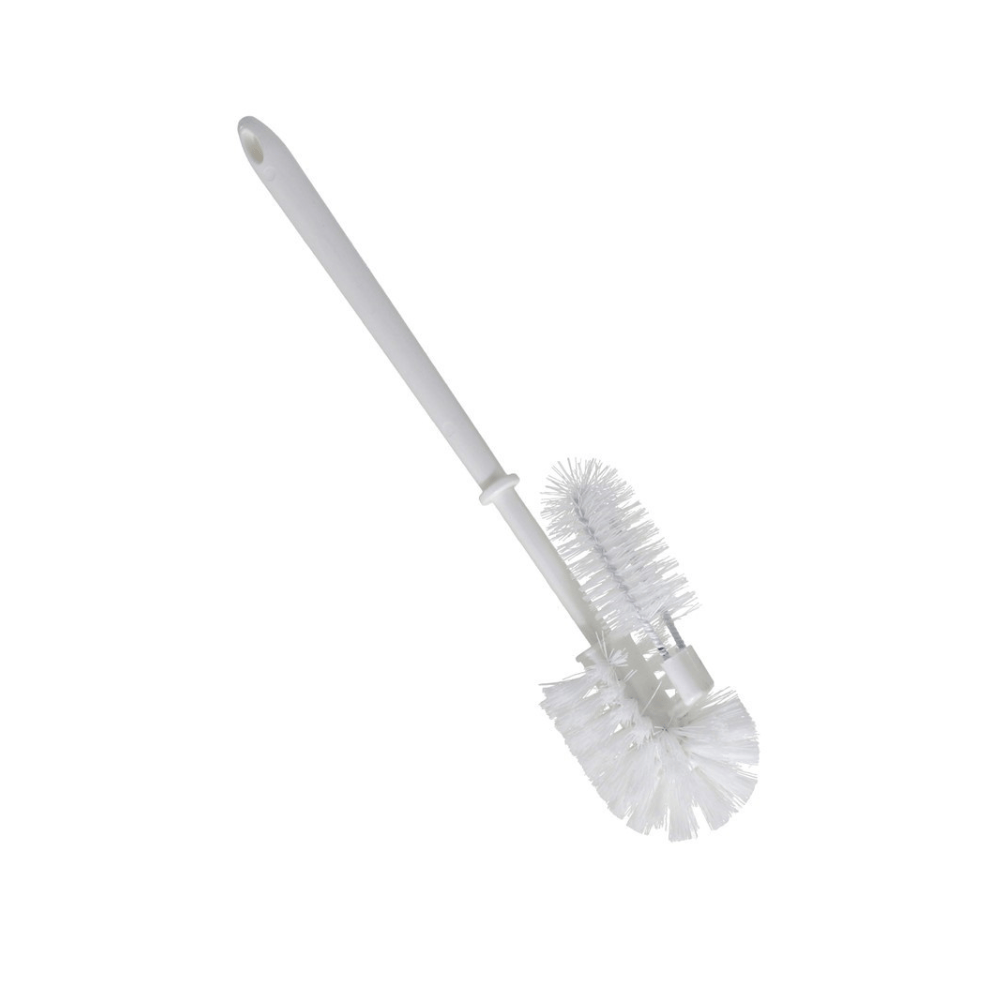 Alpha 55 Brosse WC en plastique blanc – Pratique & hygiénique