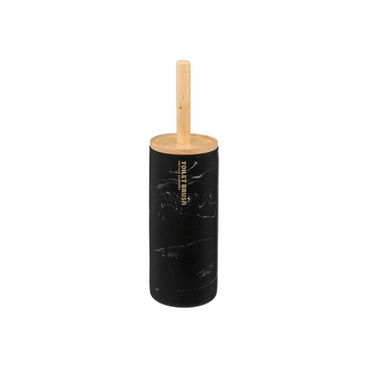 Alpha 55 Brosse WC en plastique noir Lea 37,8 cm