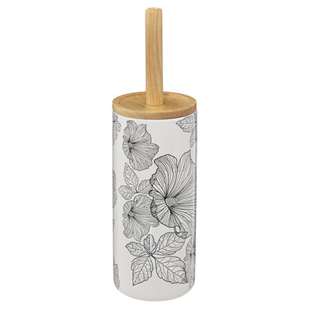 Alpha 55 Brosse WC motif floral