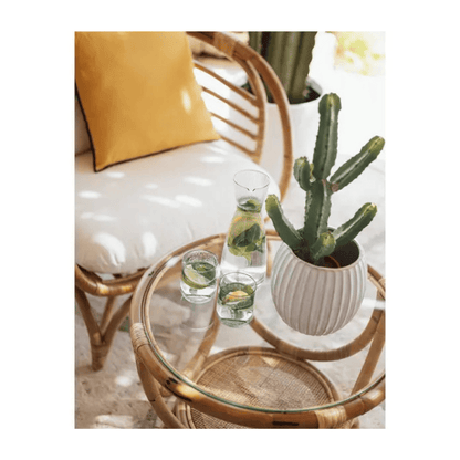 Alpha 55 Cache-Pot Le Café Bordelais 19 x 19 cm Beige