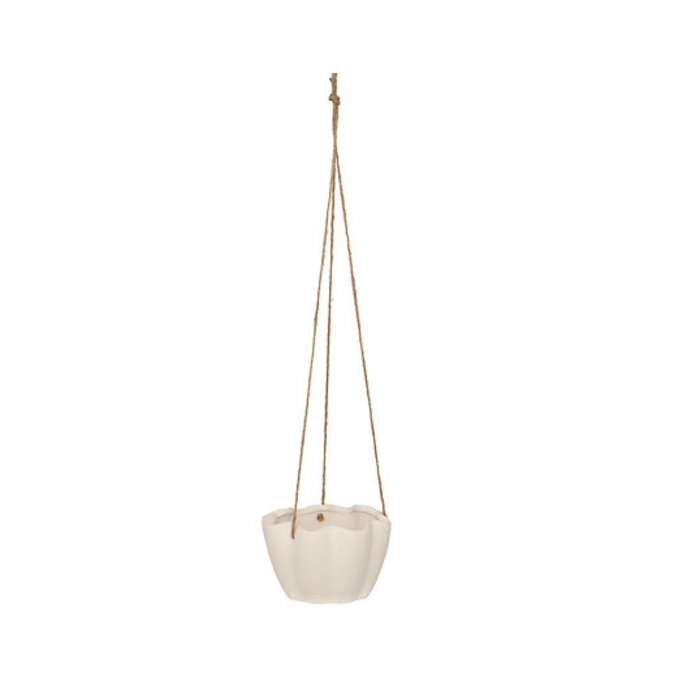 Alpha 55 Cache-Pot Suspendu Wild Romance Blanc 17 cm