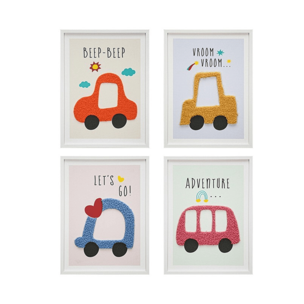 Alpha 55 Cadre Déco Motifs Voitures – Style Fun & Moderne