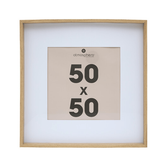 Alpha 55 Cadre Photo Axel 50 x 50 cm Naturel – Décoration Murale