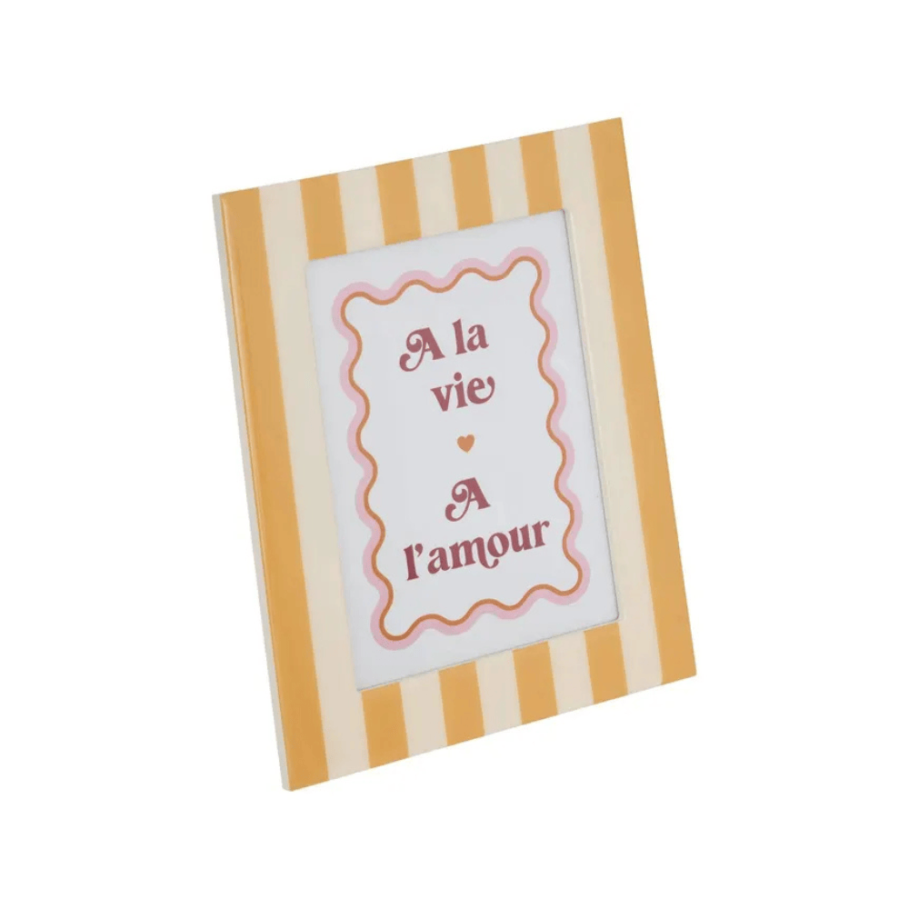 Alpha 55 Cadre-photo Chéri jaune – Déco lumineuse