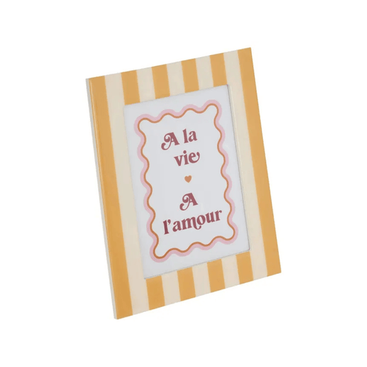 Alpha 55 Cadre-photo Chéri jaune – Déco lumineuse