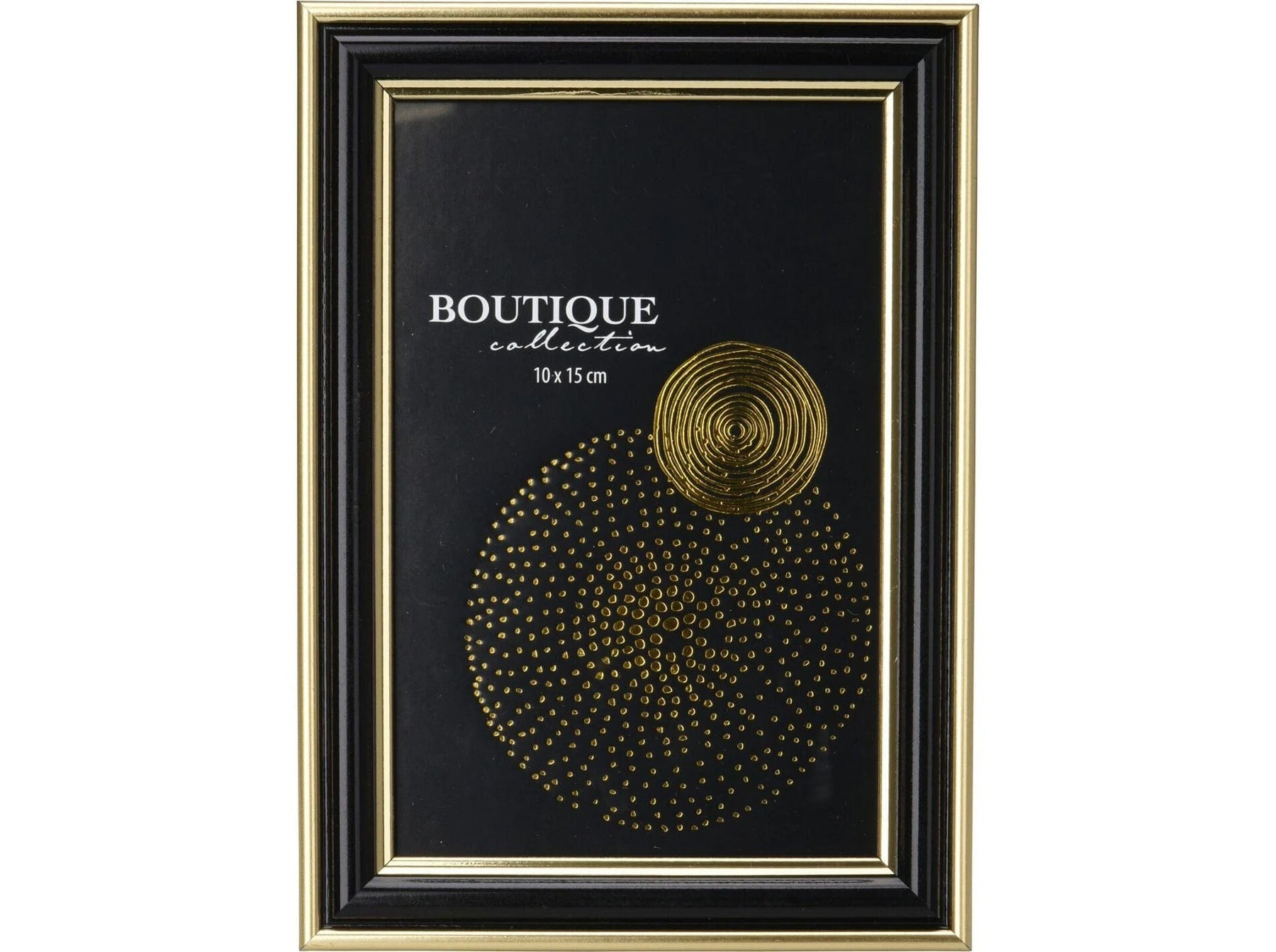 Cadre photo plastique 17x12 cm noir