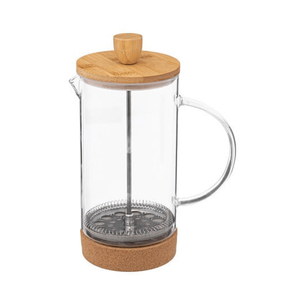 Alpha 55 Cafetière à piston 1L en verre et bambou