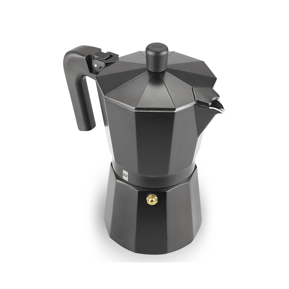 Alpha 55 cafetière Noir Cafetière en aluminium