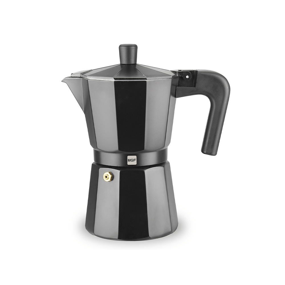 Alpha 55 cafetière Noir Cafetière en aluminium