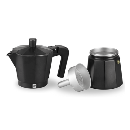 Alpha 55 cafetière Noir Cafetière Magefesa en aluminium "Kenia"