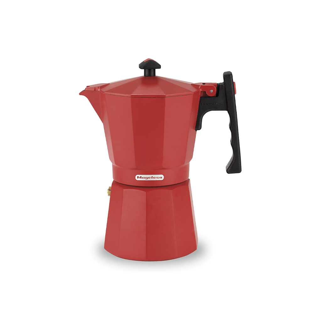 Alpha 55 cafetière Rouge Cafetière en aluminium