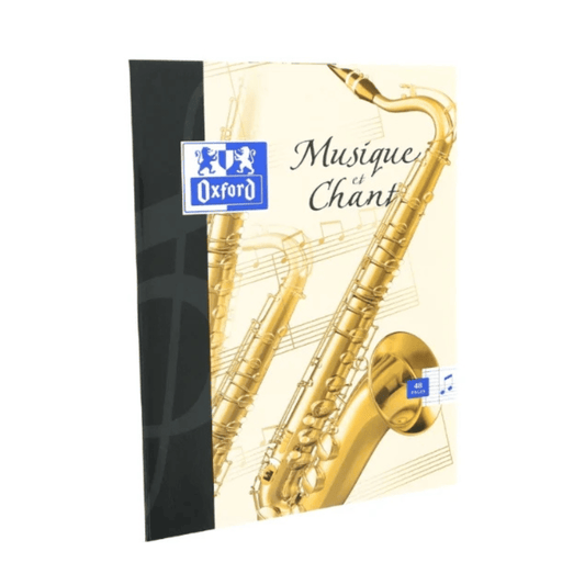 Cahier Oxford Musique 17x22 cm 48 Pages 90 g — Alpha 55 Maroc