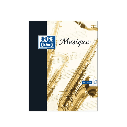 Cahier Oxford Musique A4 48 Pages 90 g — Alpha 55 Maroc