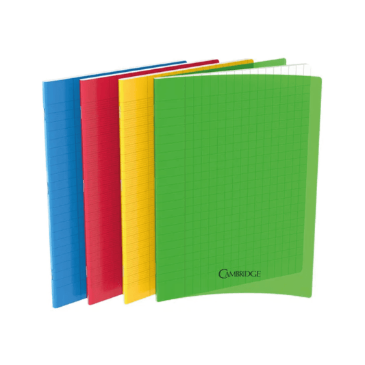 Alpha 55 Cahier Piqué Cambridge A4 96P Grands Carreaux