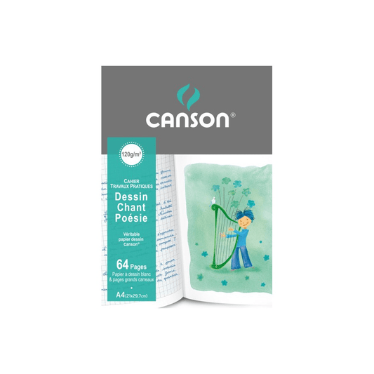 Alpha 55 Cahier travaux pratique Canson