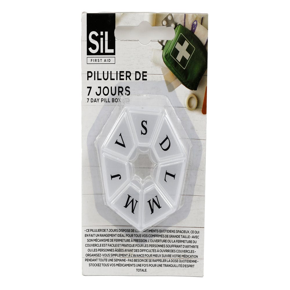 Alpha 55 Caisse Pilulier Hebdomadaire