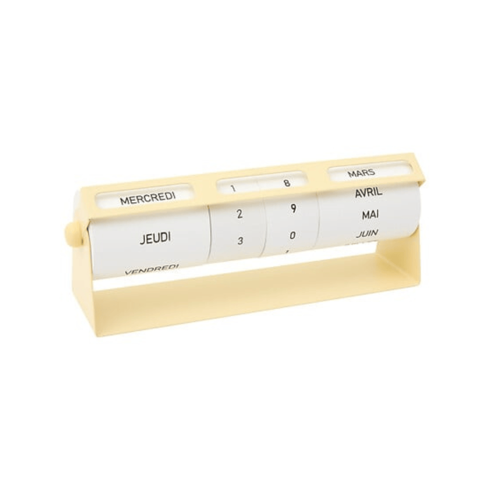 Alpha 55 Calendrier en métal Sauv décoratif pratique