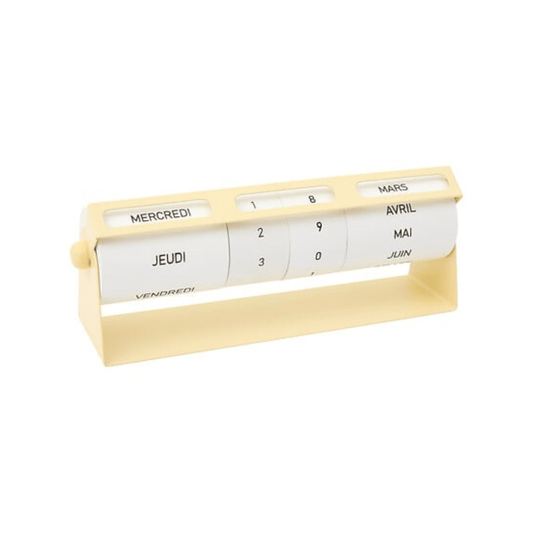 Alpha 55 Calendrier en métal Sauv décoratif pratique