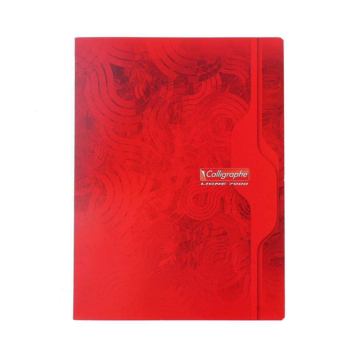 Alpha 55 Calligraphe 7000, cahier rigide 21x29,7 cm 192p séyès 70g