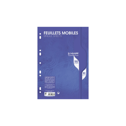 Feuillets Mobiles Calligraphe 7000 A4 5x5 100 Pages — Alpha 55 Maroc