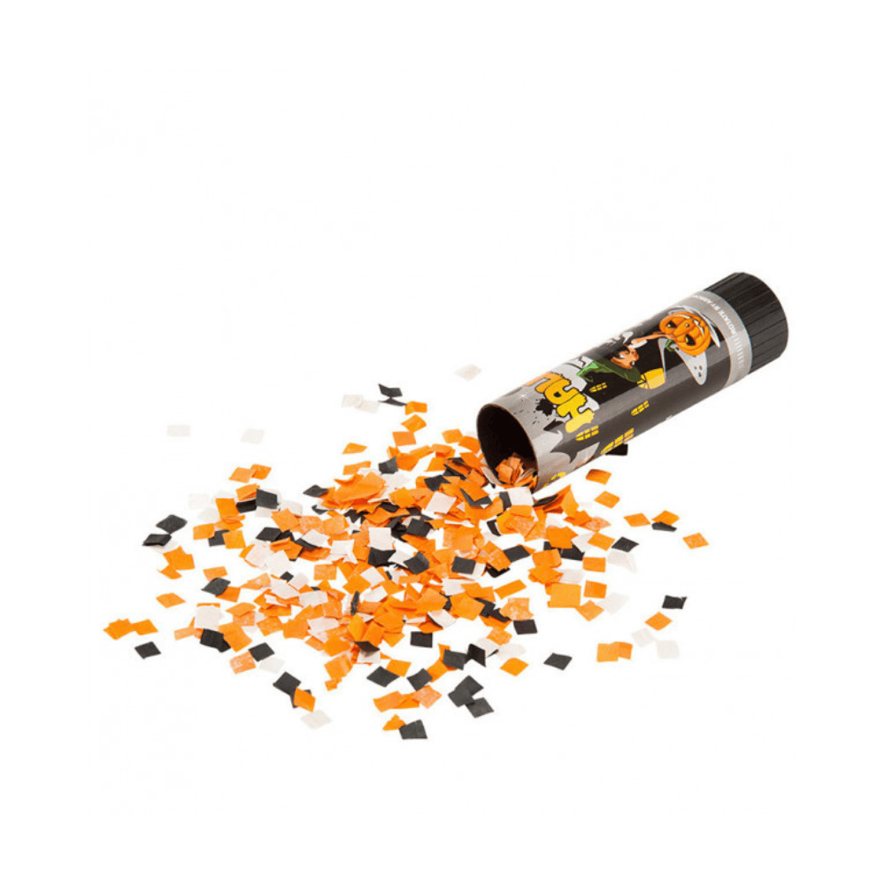 Alpha 55 Canon à Confettis 15 cm Orange pour Fête