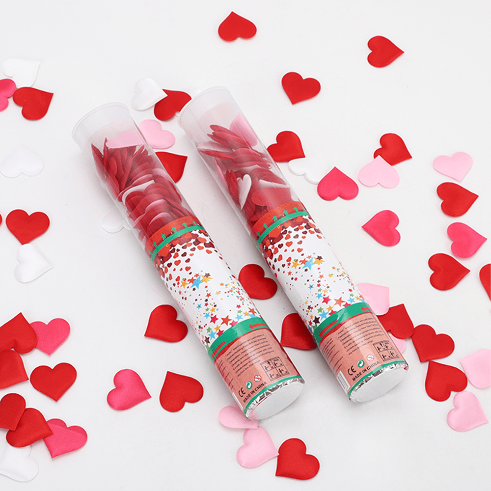 Alpha 55 Canon à confettis cœurs festif et romantique