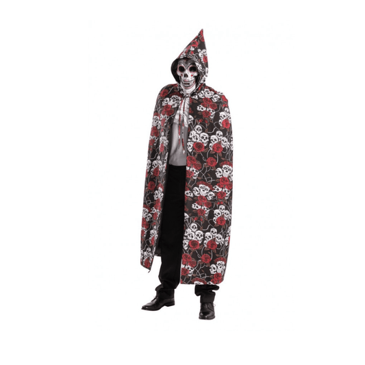 Alpha 55 Cape Adulte 130 cm à Capuche Jour des Morts