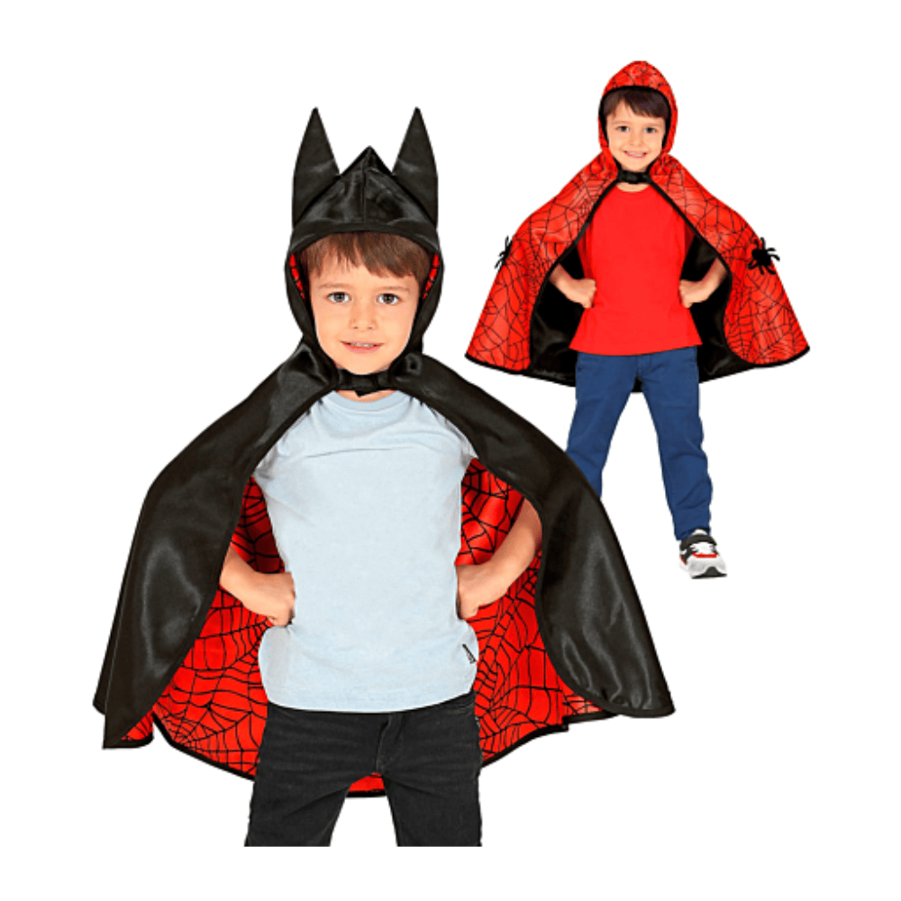 Alpha 55 cape Cape Enfant Réversible à Capuche 113 cm – Déguisement