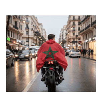 Alpha 55 Cape du Maroc avec Capuche – Accessoire Supporter
