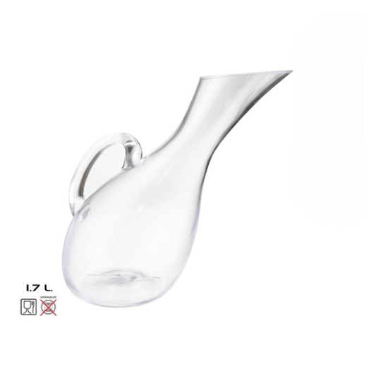 Alpha 55 Carafe à décanter canard 1,7L en verre élégante