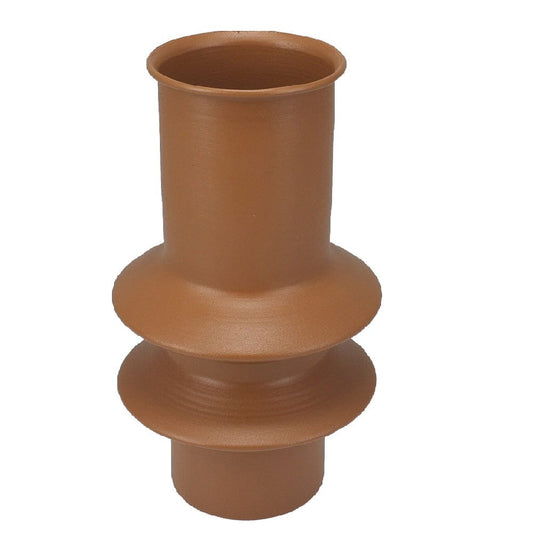 Alpha 55 Caramel mat Vase décoratif en métal