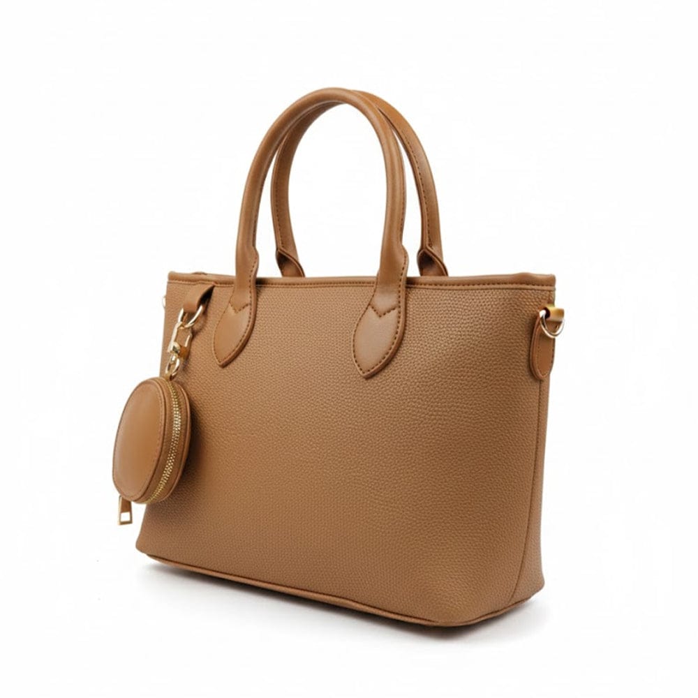 Alpha 55 Caramel Sac à Main & Porte-monnaie Assorti – Duo Chic & Pratique