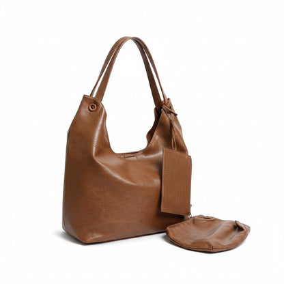 Alpha 55 Caramel Sac Cabas & 2 Trousses Assorties – Pack Organisation Chic